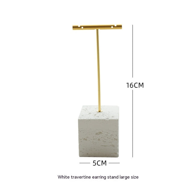 Minimalist Jewelry Rack Gypsum Display Stand