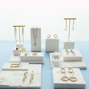 Minimalist Jewelry Rack Gypsum Display Stand