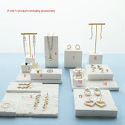 Minimalist Jewelry Rack Gypsum Display Stand