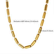 Stainless Steel Jewelry Set Fashion Minimalist Design