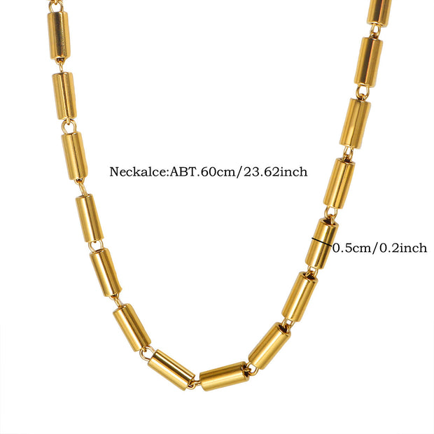 Stainless Steel Jewelry Set Fashion Minimalist Design
